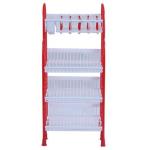 RFL Modern Kitchen Rack 4 Step - Red - 881153